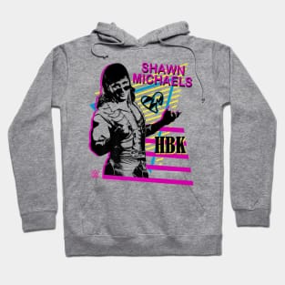 Shawn Michaels HBK Neon Poster Hoodie